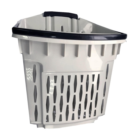 Покупательские корзины для супермаркета с колесами PLAST 38 GREY Покупательские корзины для супермаркета с колесами PLAST 38 GREY